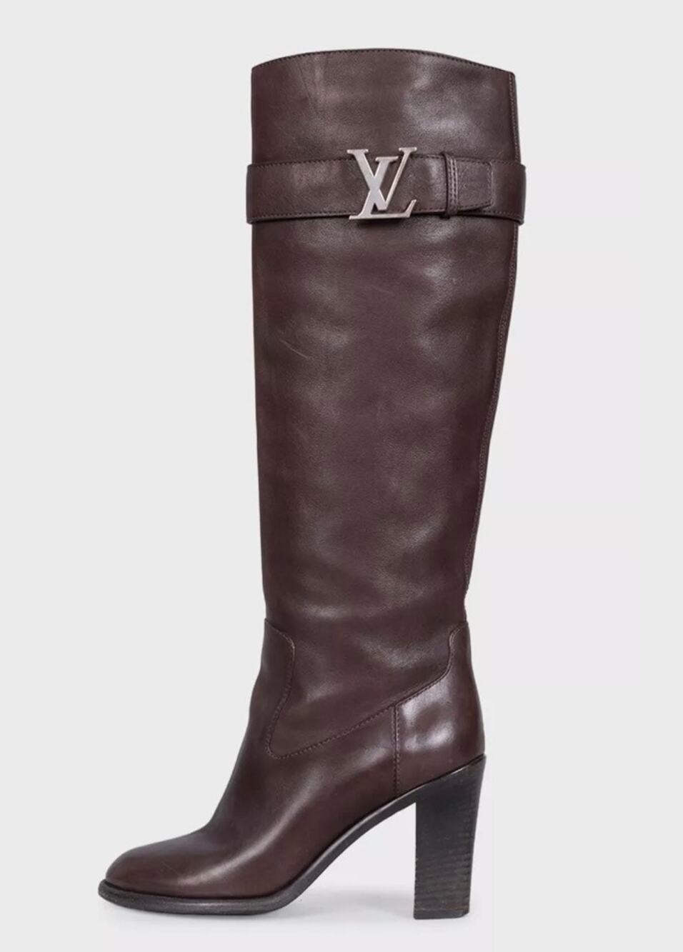 Louis Vuitton Brown Monogram Leather Boots EU 37